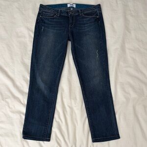 Paige Skyline Ankle Peg skinny jeans cropped blue 29